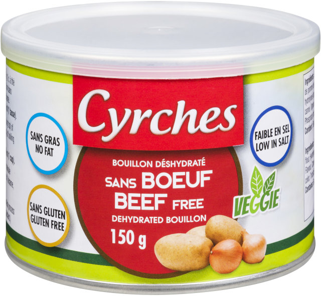 Bouillon de boeuf déshydraté Cyrches