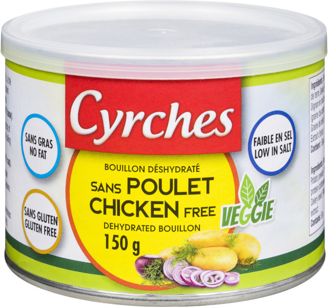 Bouillon de poulet déshydraté Cyrches