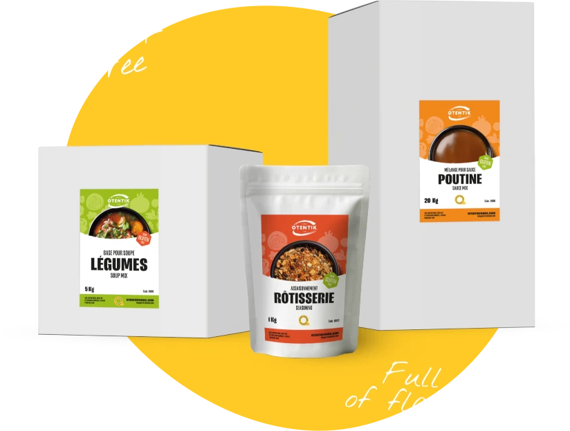 Otentik Foods - Gluten Free Soup Base, Seasoning and Sauce Mix